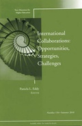 Cover: International Collaborations: Opportunities, Strategies, Challenges - Jossey-Bass