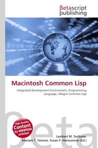 Enlarge image Cover: Macintosh Common LISP - Betascript Publishing