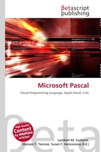 Enlarge image Cover: Microsoft Pascal - Betascript Publishing