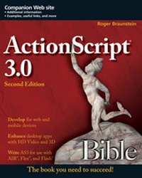 Enlarge image Cover: ActionScript 3.0 Bible - Wiley