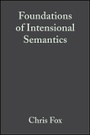 Cover: Foundations of Intensional Semantics - Wiley