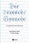 Cover: The German Language - Wiley-Blackwell
