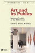 Cover: Art and Its Publics - Wiley-Blackwell