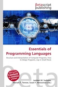 Cover: Essentials of Programming Languages - Betascript Publishing