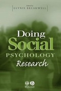 Cover: Doing Social Psychology Research - Wiley-Blackwell