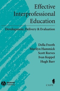 Enlarge image Cover: Effective Interprofessional Education - Wiley