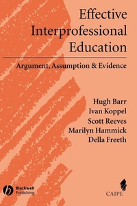 Enlarge image Cover: Effective Interprofessional Education - Wiley