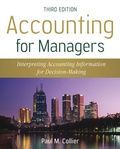 Cover: Accounting For Managers - Wiley