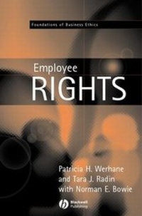 Enlarge image Cover: Employment and Employee Rights - Wiley-Blackwell