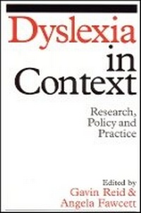 Enlarge image Cover: Dyslexia in Context - Research, Policy and Practice - Wiley