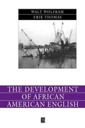 Cover: The Development of African American English - Wiley-Blackwell