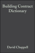 Cover: Building Contract Dictionary - Wiley-Blackwell