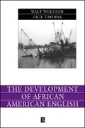 Cover: The Development of African American English - Blackwell Publishers