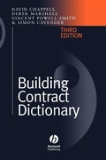 Cover: Building Contract Dictionary - Wiley