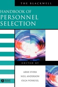 Cover: The Blackwell Handbook of Personnel Selection - Wiley