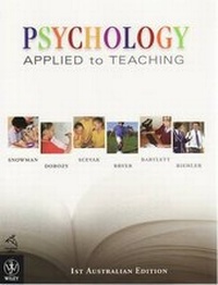 Enlarge image Cover: Psychology Applied to Teaching - Wiley