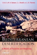 Cover: Mediterranean Desertification - Wiley