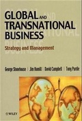 Cover: Global and Transnational Business - Wiley