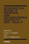 Cover: International Review of Industrial and Organizational Psychology, 2002 Volume 17 - Wiley