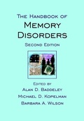 Cover: The Handbook of Memory Disorders - Wiley