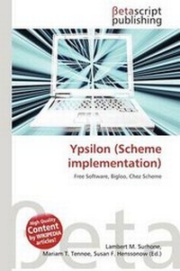 Enlarge image Cover: Ypsilon (Scheme Implementation) - Betascript Publishing