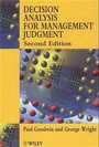 Cover: Decision Analysis for Management Judgement - Wiley
