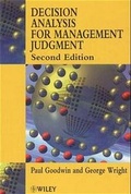 Cover: Decision Analysis for Management Judgement - Wiley