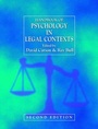 Cover: Handbook of Psychology in Legal Contexts - Wiley
