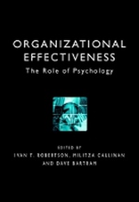 Enlarge image Cover: Organizational Effectiveness - Wiley