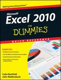 Bild: Excel 2010 For Dummies Quick Reference - Wiley