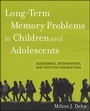 Cover: Long-Term Memory Problems in Children and Adolescents - Wiley