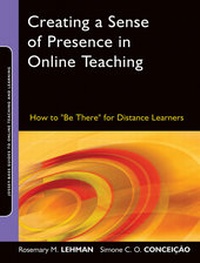 Enlarge image Cover: Creating a Sense of Presence in Online Teaching - Jossey-Bass