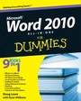 Cover: Word 2010 All-in-One For Dummies - Wiley