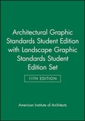 Cover: Architectural Graphic Standards 11 Edition Student Edition with Landscape Graphic Standards Student Edition Set - Wiley
