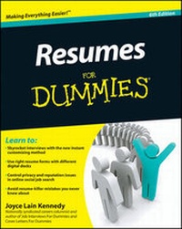 Enlarge image Cover: Resumes For Dummies - Wiley