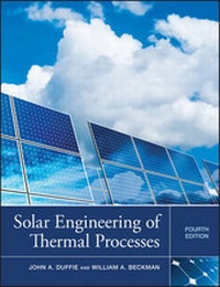 Enlarge image Cover: Solar Engineering of Thermal Processes - Wiley