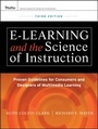 Cover: e-Learning and the Science of Instruction - Wiley