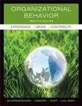 Cover: Organizational Behavior - Wiley