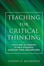 Cover: Teaching for Critical Thinking - Jossey-Bass