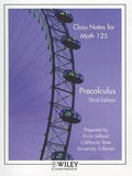 Cover: (Wcs)Class Notes for Math 125 Precalculus - Wiley
