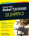 Cover: Canon EOS Rebel T2i / 550D For Dummies - Wiley