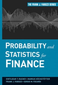 Enlarge image Cover: Probability and Statistics for Finance - Wiley