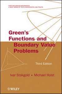 Abbildung von: Green's Functions and Boundary Value Problems - Wiley