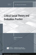 Cover: Critical Social Theory and Evaluation Practice - Jossey-Bass
