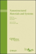 Cover: Nanostructured Materials and Systems - Ceramic Transactions V214 - Wiley