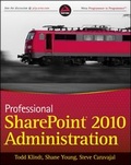 Cover: Professional SharePoint 2010 Administration - Wrox
