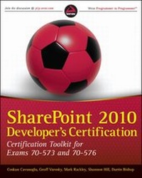 Abbildung von: SharePoint 2010 Developer's Certification - Wiley