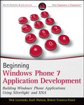 Cover: Beginning Windows Phone 7 Application Development - Wrox Press