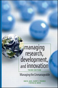Enlarge image Cover: Managing Research, Development and Innovation - Wiley