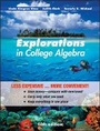 Cover: Explorations in College Algebra - Wiley
